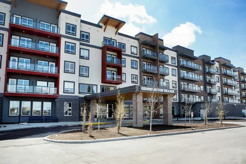 Multi-storey residence with balconies and a covered front entrance